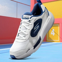 Skechers Men Running Shoes Shock-Absorbing Sneaker Male Lightweight Breathable Tennis Non-slip Sports Shoes 런닝화 jogging homme