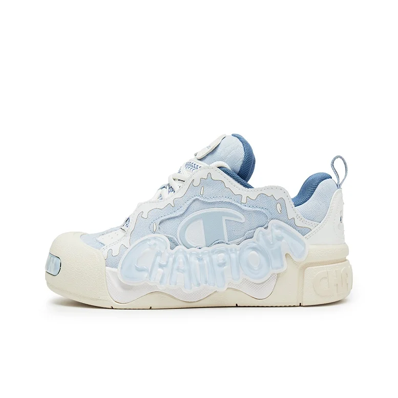 Champion Puffy Jelly Shoes Low top Skateboard Shoes Unisex Peak Blue/Champion White U5AFCTU17M1