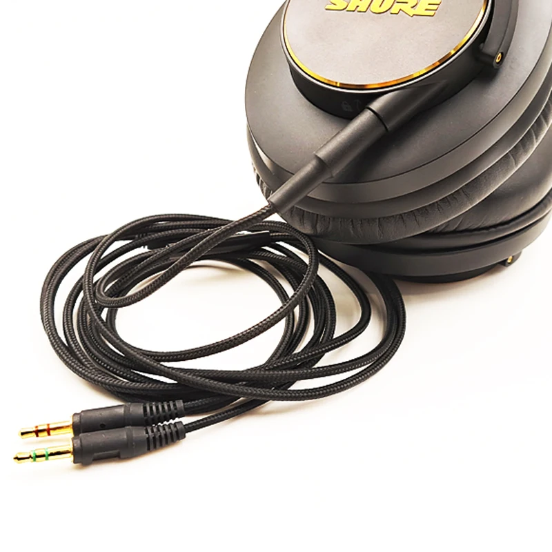 สำหรับ Shure SRH840A SRH440หูฟังชุดหูฟังสำหรับโน๊ตบุ๊คโทรศัพท์มือถือ840A คอมพิวเตอร์สายไมโครโฟน