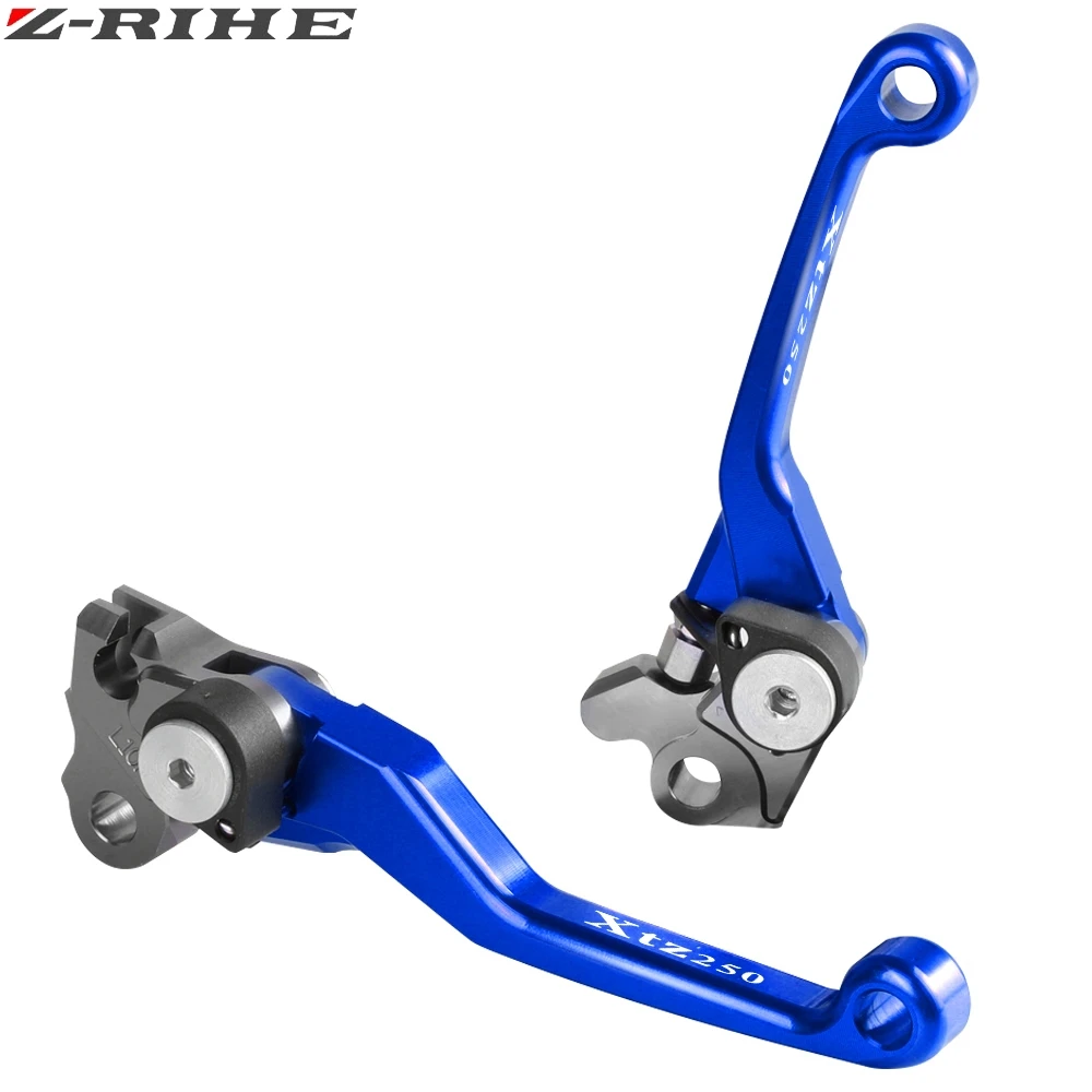 Foldable Brake Clutch Lever Dirt Pit Bike Brake Clutch Levers FOR YAMAHA XTZ250 XTZ 250 2006 2007 2008 2009 2010 2011 2012-2017