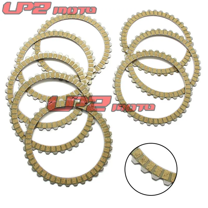 Clutch Friction Plate Discs for Harley Davidson Electra Glide 1990-1997 Fatboy FLSTF 1990-1997 Forty Eight XL1200X 2010-2015