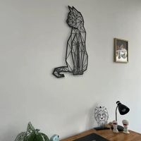 Metal Crafts Selling Bedroom Living Room Ornaments Cat Decorations, Crafts Ornaments Home Decoration metal wall hanging