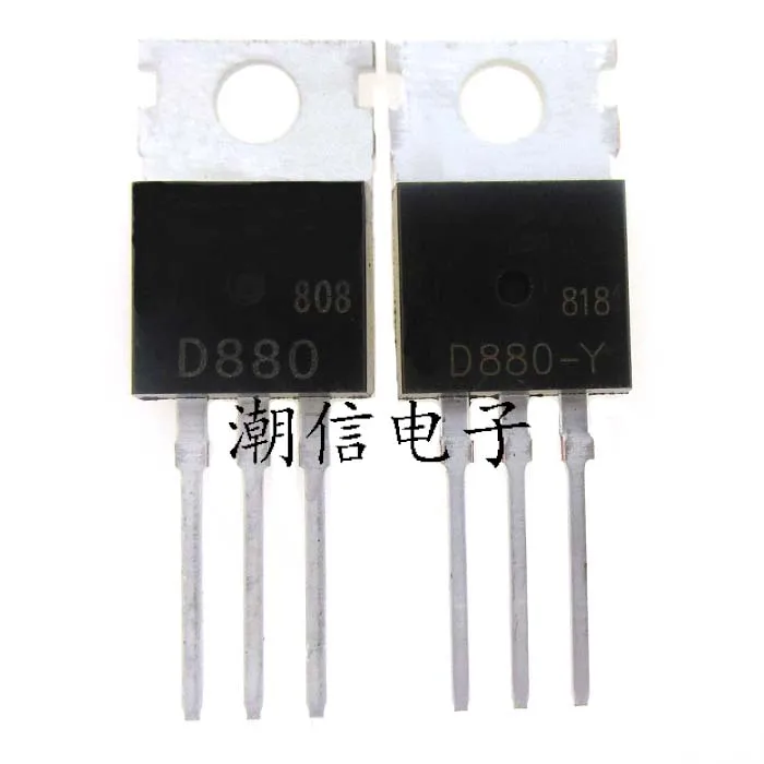 D880-Y 2SD880-Y KSD880 3A60V, 10pcs por lote