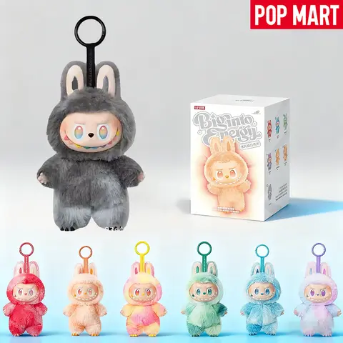 POPMART Labubu The Monsters Series Blind mystery Box Random Big into Energy Doll Vinyl Pendant Collectible Plush Toy Figure Gift