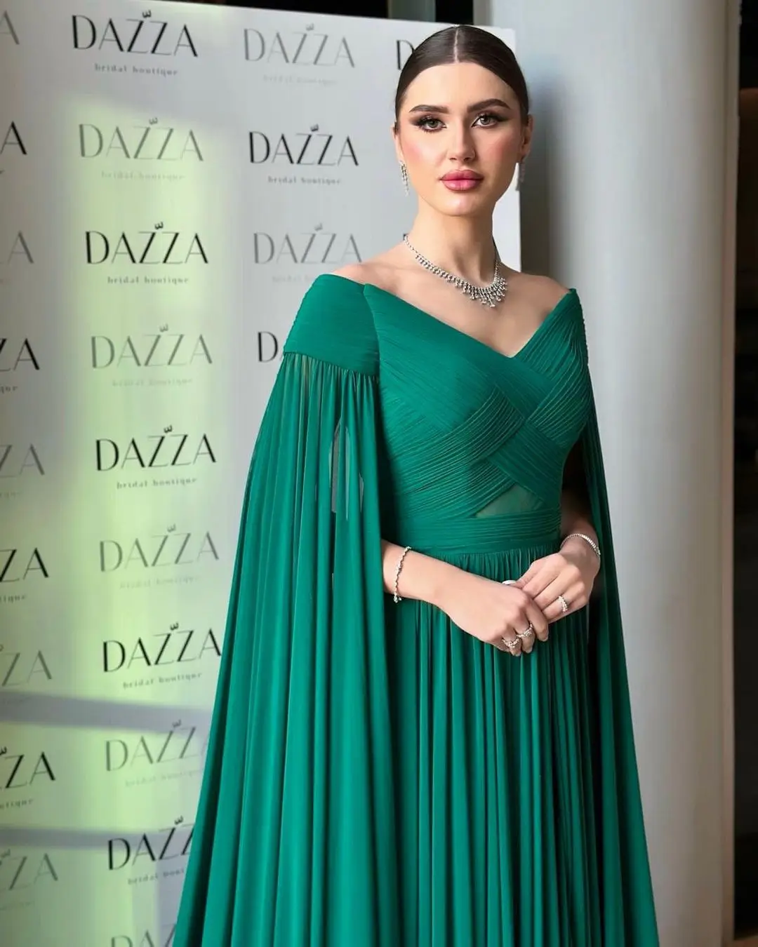 Scoggins Dress Elegant Vintage Sweet Green Ruffle Sexy Backless Customized Formal Occasion Ball Prom Dress Evening Party Gowns