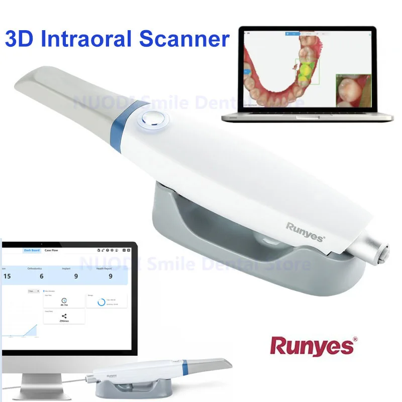 Tandheelkundige Intraorale 3d Scanner Echte Kleur Usb Runyes 3.0 Pro Tandheelkundige Digitale Impressie Systeem Voor Implantaat Orthodontie Restauratie