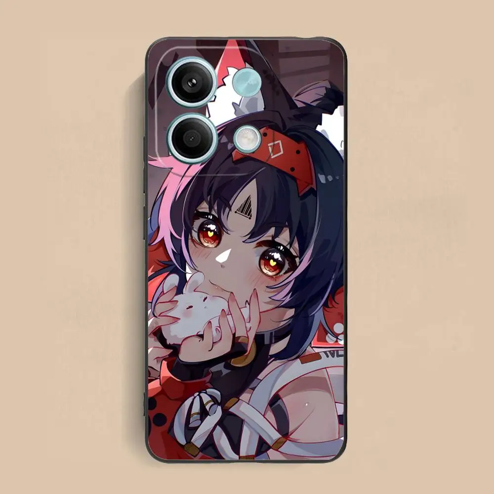 حافظة هاتف Zenless Zone Zero Nekomiya لهاتف Xiaomi Redmi Note 14 13 12 11 S Pro Plus 4G 5G غطاء طباعة ملون للهاتف الذكي الفاخر #6