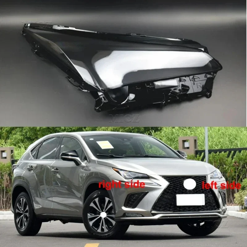 For Lexus NX200 NX300h 2014 2015 2016-2019 Transparent Headlight Cover Lampshade Headlamp Shell Plexiglass Replace Original Lens