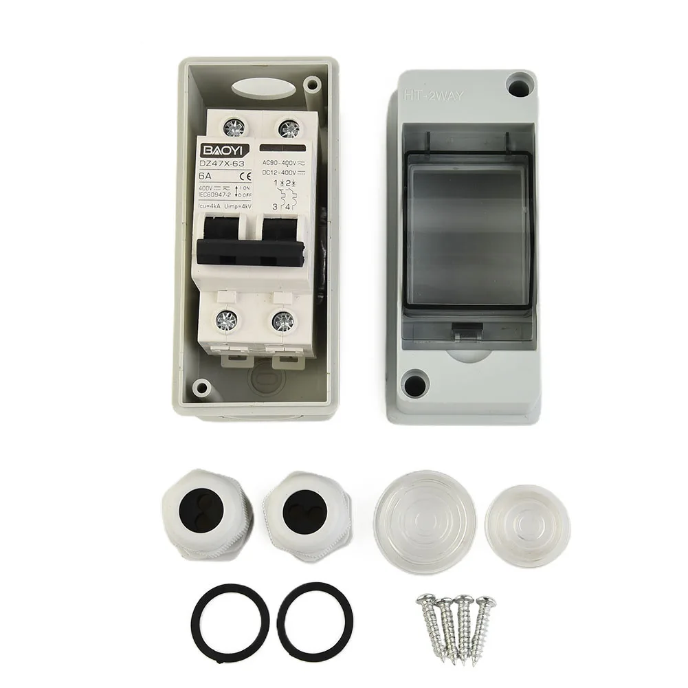Combiner Box Easy to Operate AC400V Circuit Breaker with Waterproof Distribution Box for Solar Photovoltaic Cell Combiner