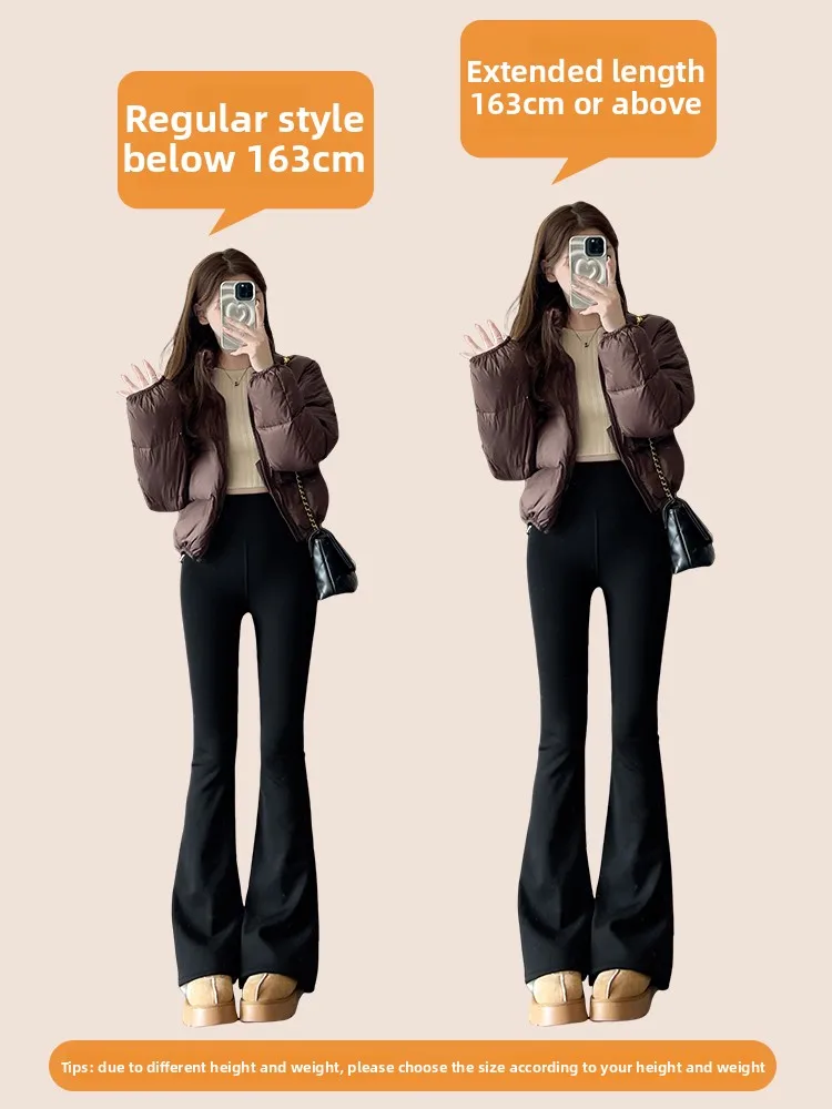 Spodnie Bell Bot plus size damskie zimowe ocieplane spodnie do jogi, legginsy, ciepłe, codzienne długie spodnie