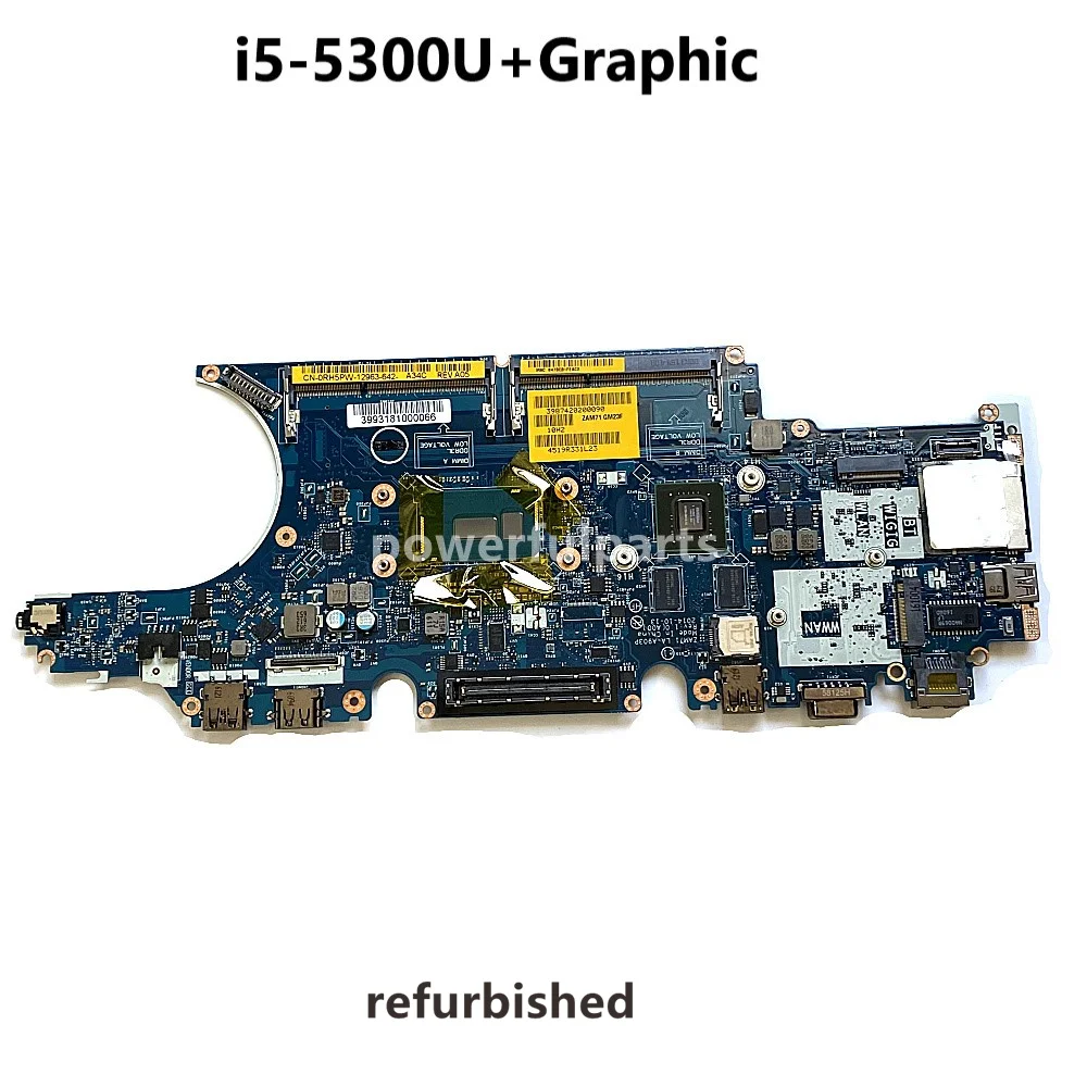 

Refurbished For Dell Latitude E5450 Motherboard With i5-5300u Cpu+Graphic 0RH5PW CN-0RH5PW ZAM71 LA-A903P Working Good