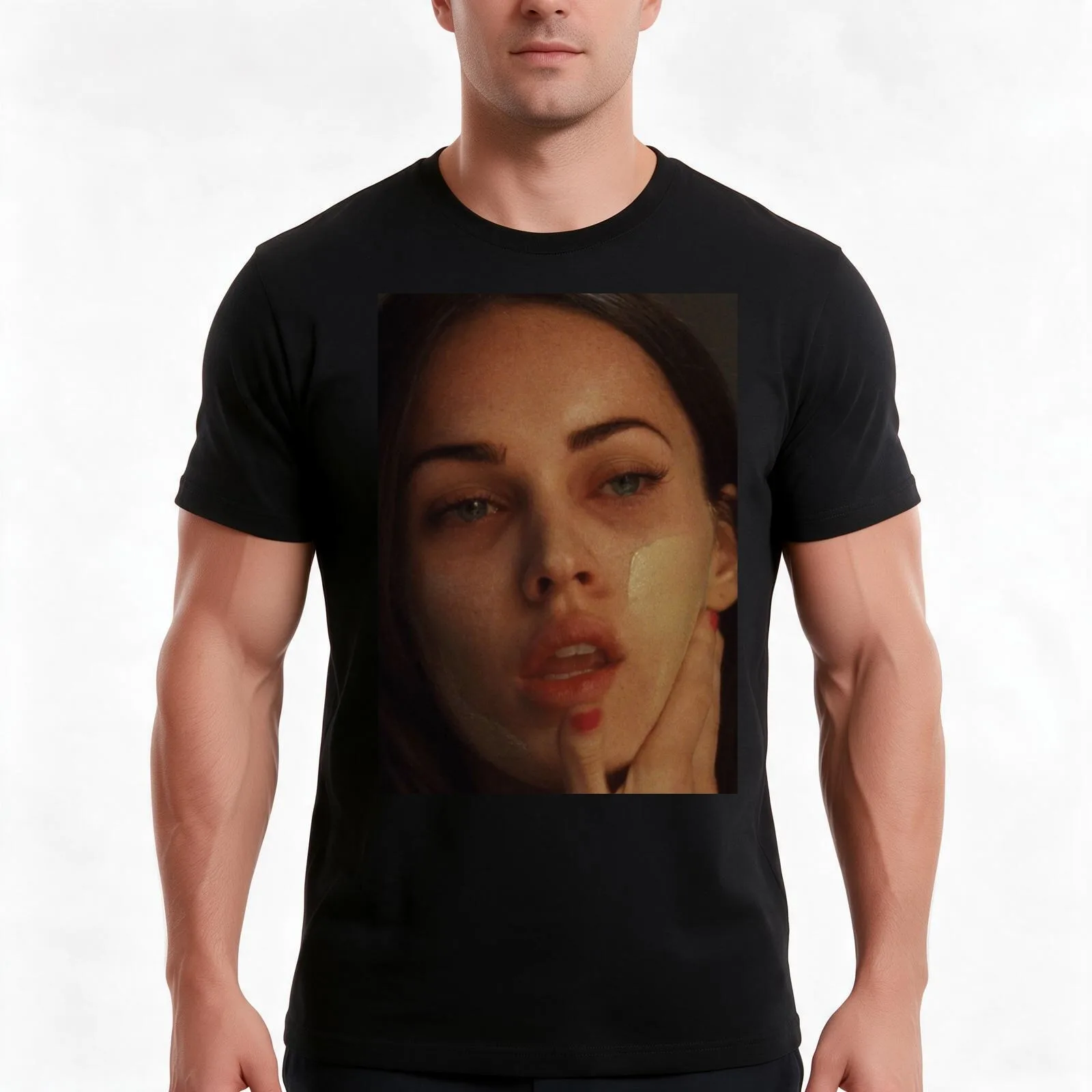 Megan Fox Jennifers Body T-Shirt, Summer Casual Cotton Tee, Oversized Streetwear Tops, Vintage Graphic Print, Unisex Men Women