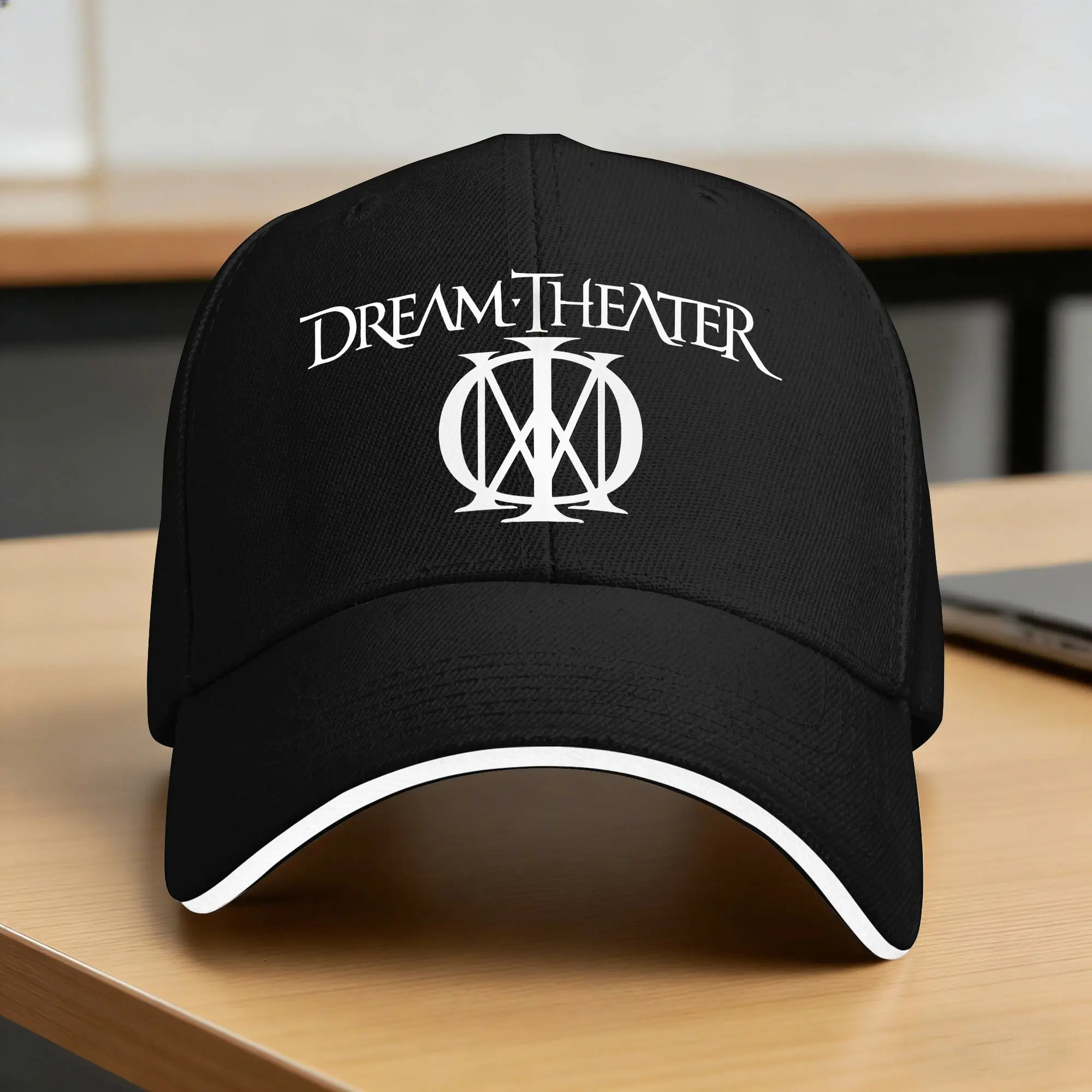New Dream Theater Logo Sun Baseball Cap  Summer y2k Retro Trucker Hat For Female Male Tennis Skate Snapback Cap
