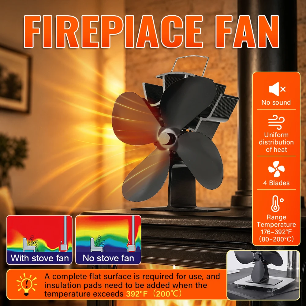 #4 Compare Wood Stove Fans Before You Buy