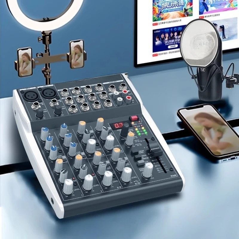 Professioneller Live-Singmixer mit Reverb-Effekten für den Heimgebrauch