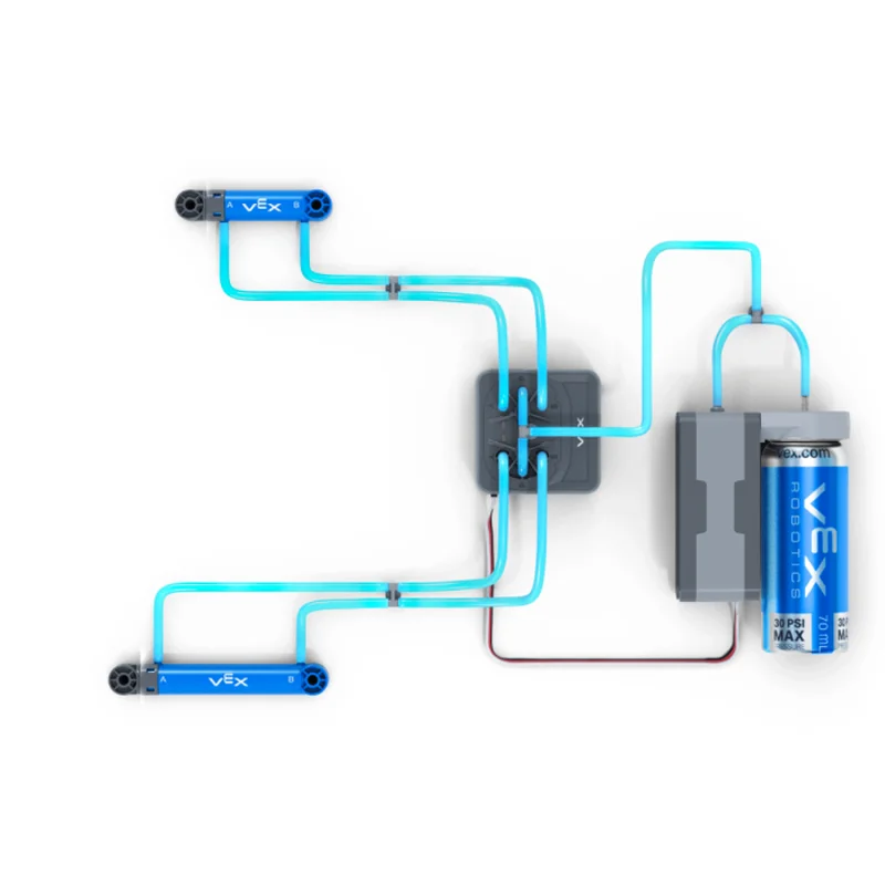 VEX IQ пневматический комплект 228-8795 VEX Robot V5 Пневматика обеспечивает быстрое и мощное Линейное движение