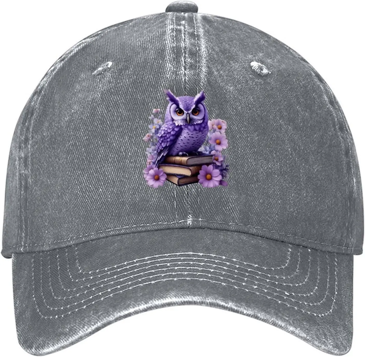 Purple Owl On Books… - image