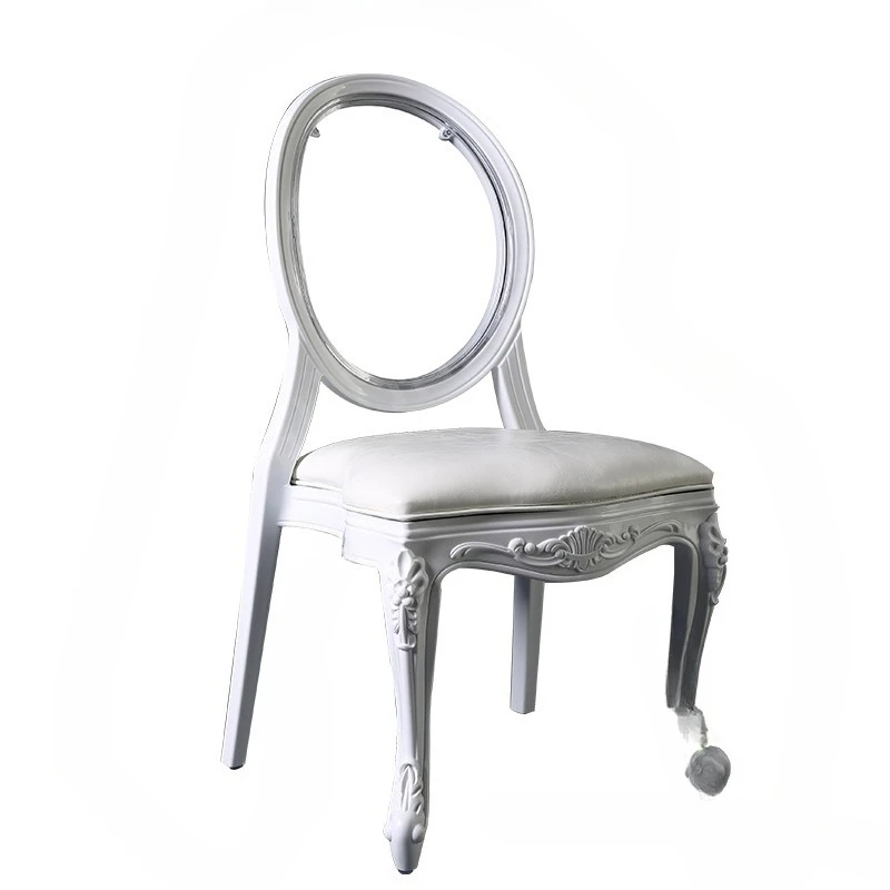 

Wedding Wedding Chairs Hotel Banquet Restaurant Dining C Upholstered Round Back C Plastic Acrylic Back