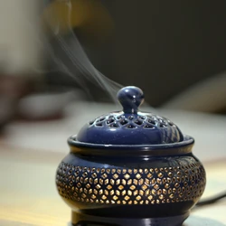 Y 220V Essential Oil Night Light Ceramic Timing 0-350° Electric Incense Burner Household Sandalwood OUD Powder Stove Home Decor