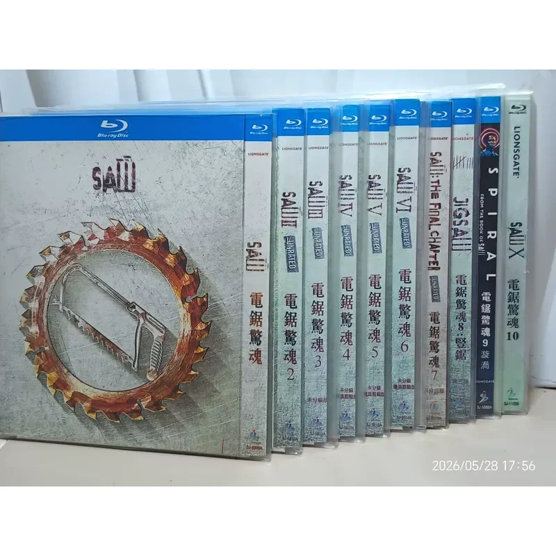 Chainsaw Horror 1-10 Blu-ray Discs Set of 120 Free Shipping