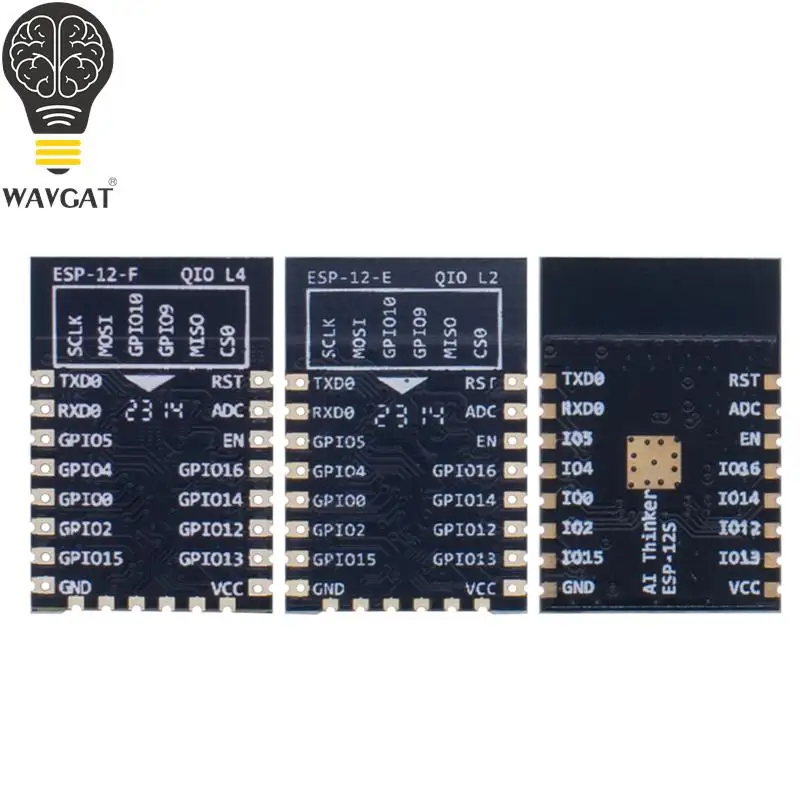 Wireless WIFI Module ESP8266 ESP-12F ESP-12E ESP-12S  Serial WIFI Model ESP-12E Upgrade Remote ESP12F ESP12 4M  WAVGAT