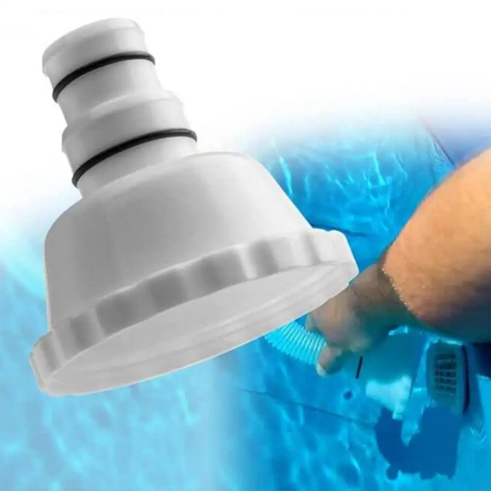 

Pool Suction Shell Adapter Summer Waves Rp/rx Filter Systems Vacuum Adapter Skimmer Attachment for Ground Pools Floating Skimmer