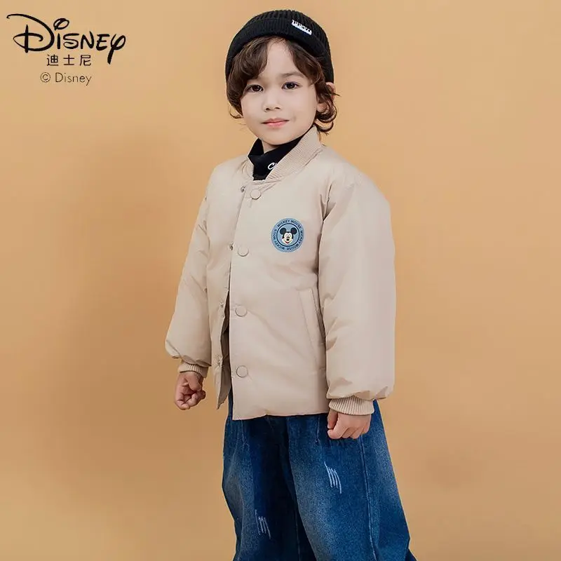 Disney peripheral Mickey and Minnie autumn and winter children's casual and fashionable warm down jackets as gifts for children