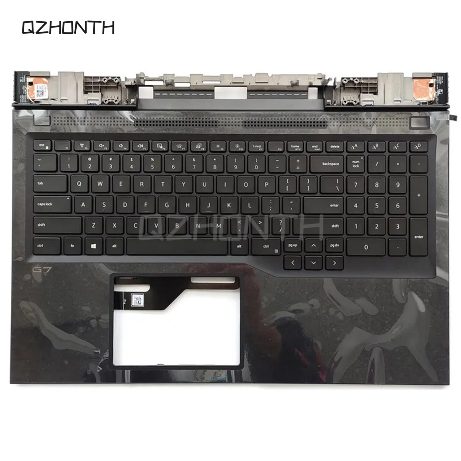 

New For Dell 17 G7 7700 Palmrest Upper Case with Backlit Keyboard 0RC7PR RC7PR 17.3"