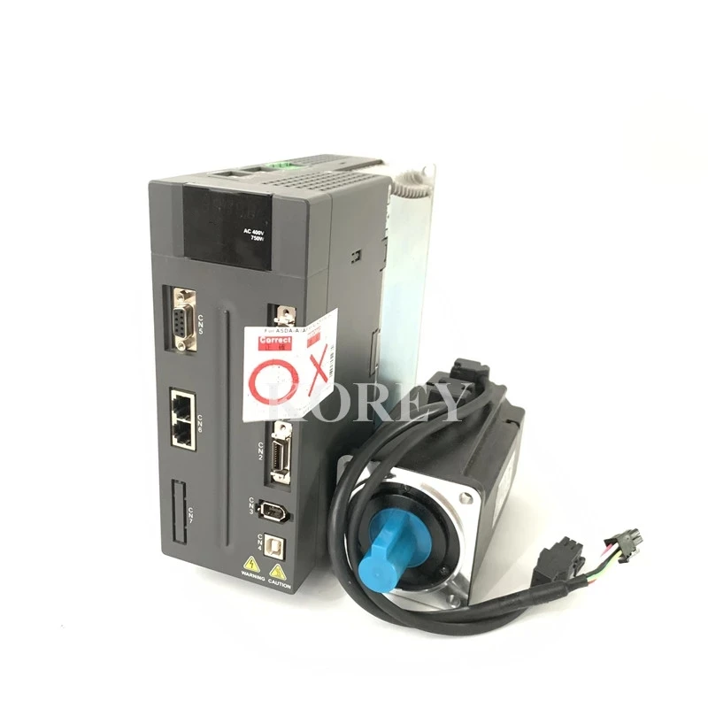 ASDA-A2 Series 750W Servo Driver ASD-A2-0743-M + ECMA-J10807RS ASD-A2-0743-M + ECMA-J10807SS