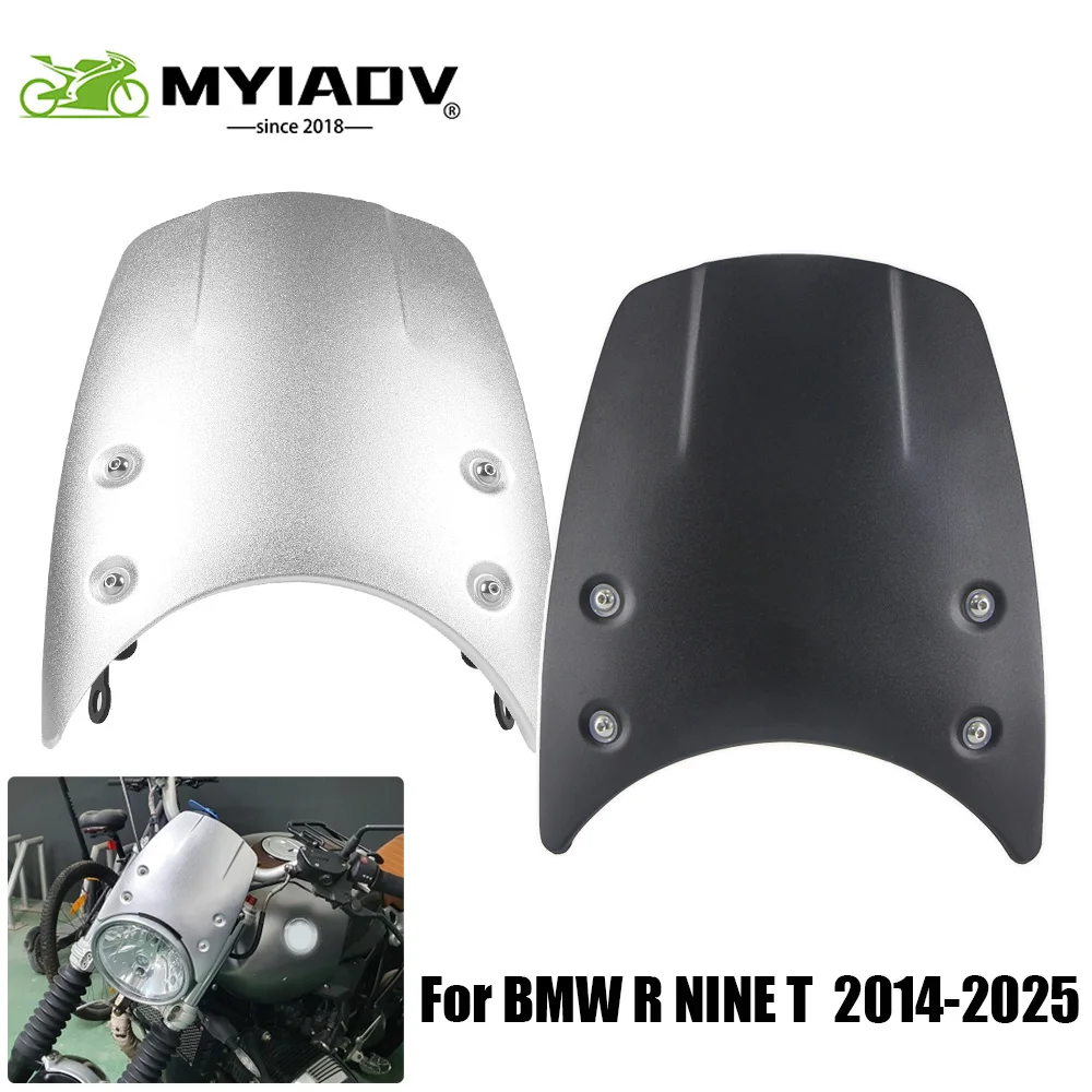 Pare-brise en aluminium pour moto, protection contre le vent, pièces pour BMW R NINE T RNINET R9T Scrambler R 9 T 2025