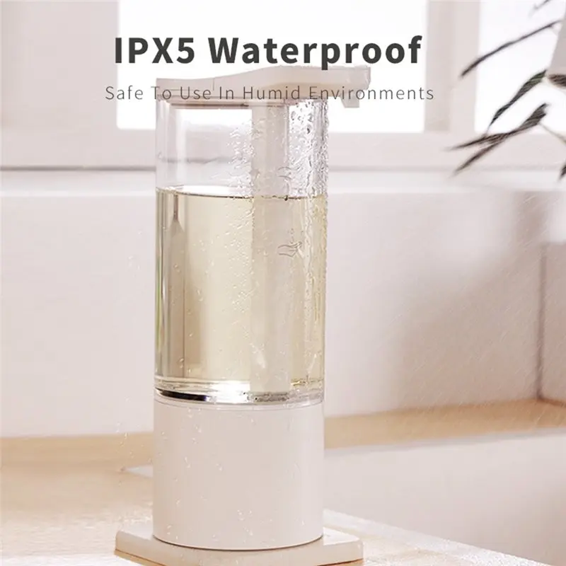 CKFAM-Automatic Detergent Dispenser Wall-Mounted 500Ml IPX5 Waterproof Sensor Hand Washing Soap Dispenser