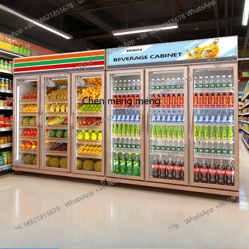 

Охлаждаемый шкаф-витрина, круглосуточный магазин, морозильная камера, фрукты, свежее воздушное охлаждение, винное пиво, шкаф для напитков