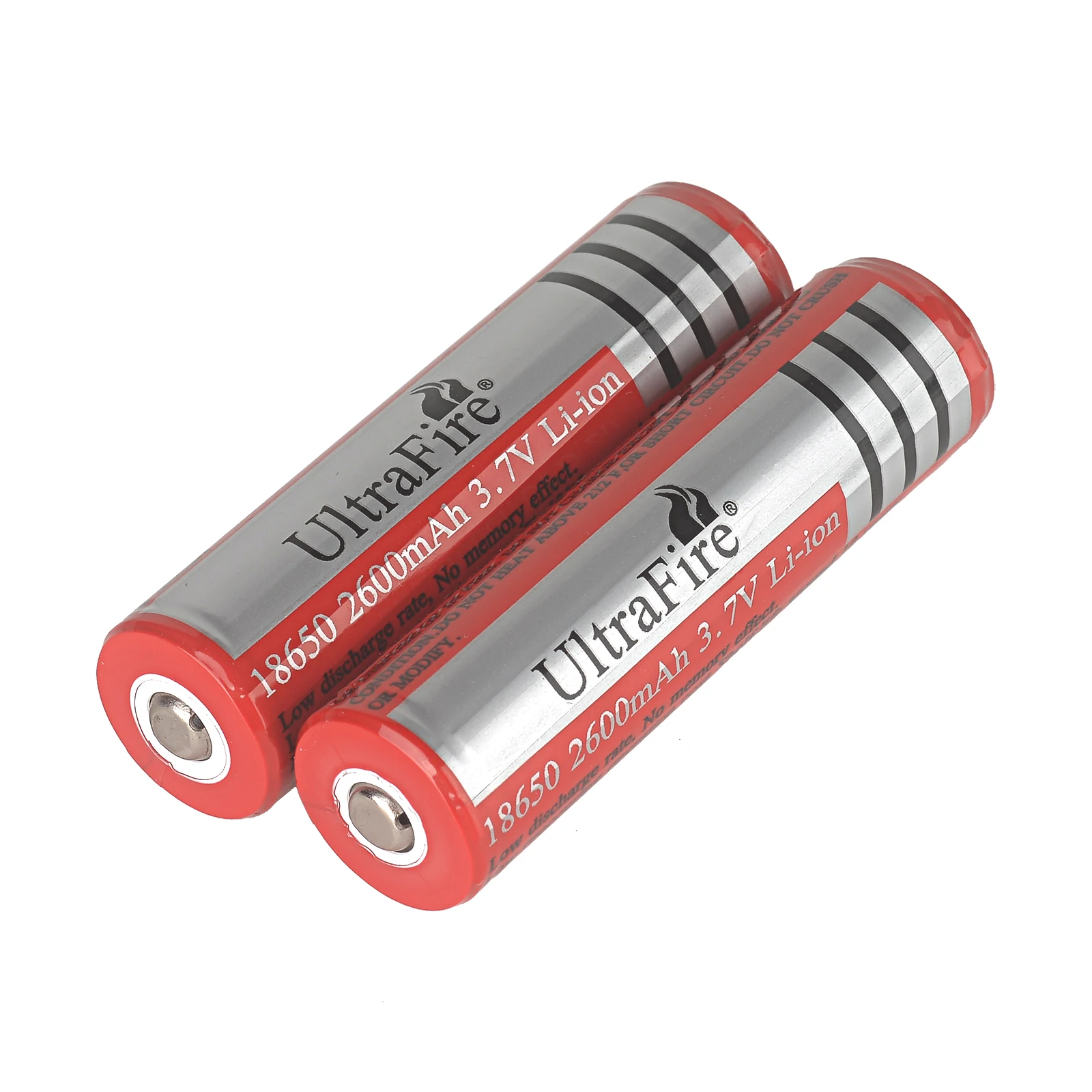 UltraFire 18650 2600mAh Battery Rechargeable Real Capacity Batteries 3.7V Li-ion for Flashlight Torch Toy Battery+DX-5 Charger