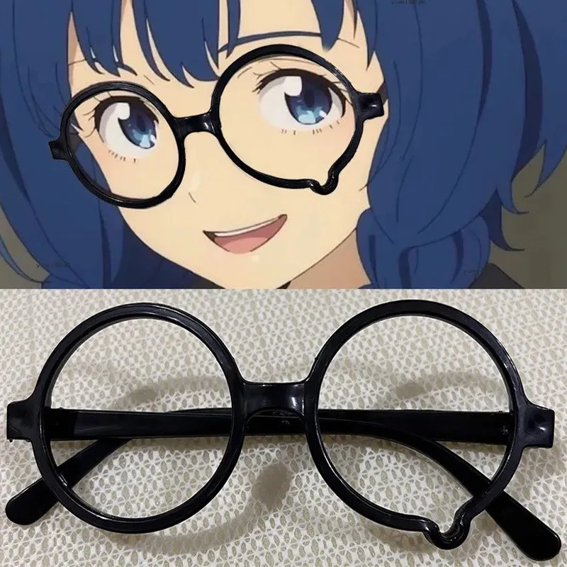 

Japanese Cute Anime Teardrop Cosplay Glasses Small Square Frame Eyegasses Without Lenses Crying Eyewear Accessories Party Gifts