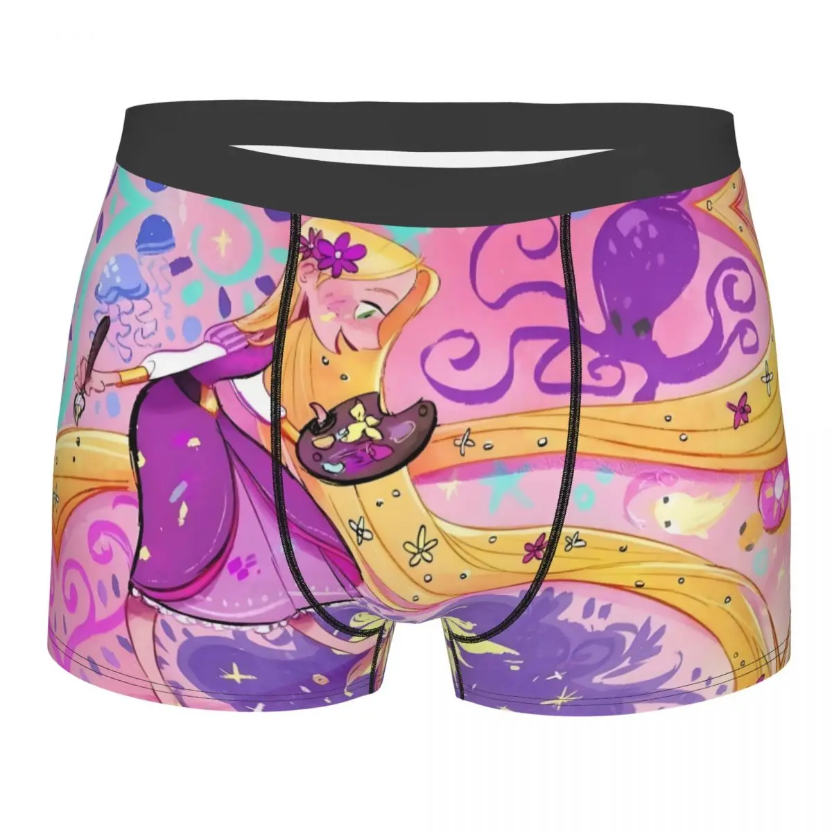 

Пользовательские шорты-боксеры принцессы «Запутанная история» для Homme с забавным 3D принтом мультфильмов Нижнее белье Трусики Трусы Эластичные трусы