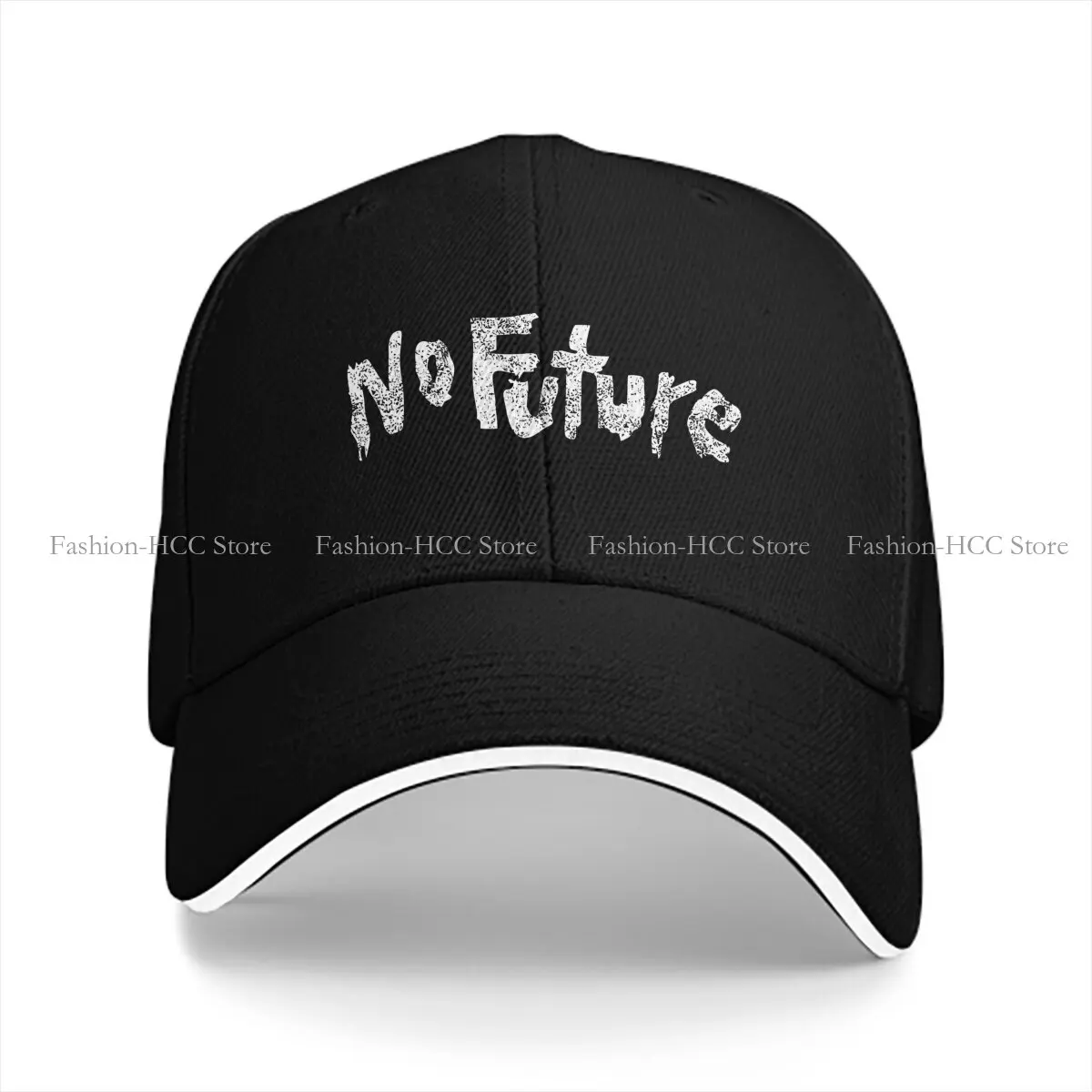 No Future Solid Color Baseball Caps Peaked Cap Captain Future Futuremen Sun Shade Hats Men Women