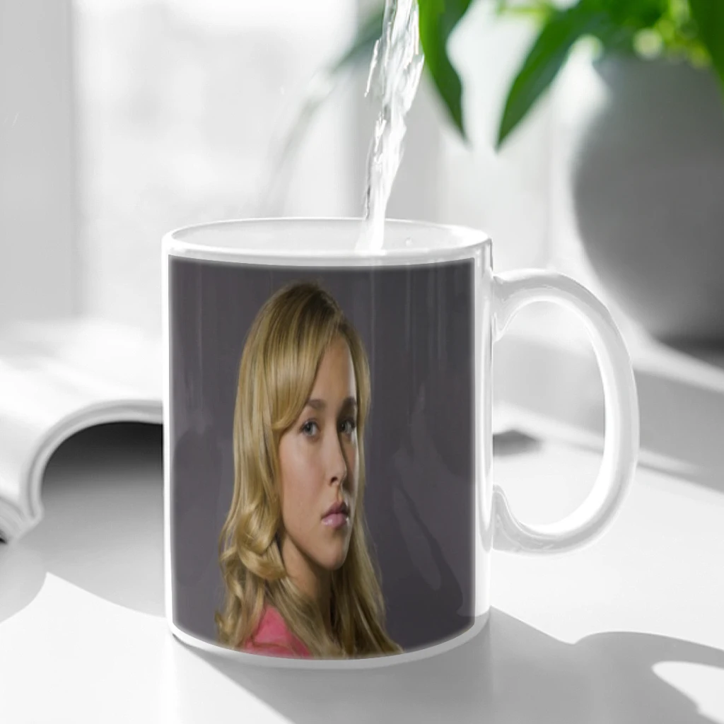 Hayden Leslie Panettiere Free shipping Ceramic Mug Cute Coffee Tea Milk Stave Mugs And Cups with Handle Novelty Gifts