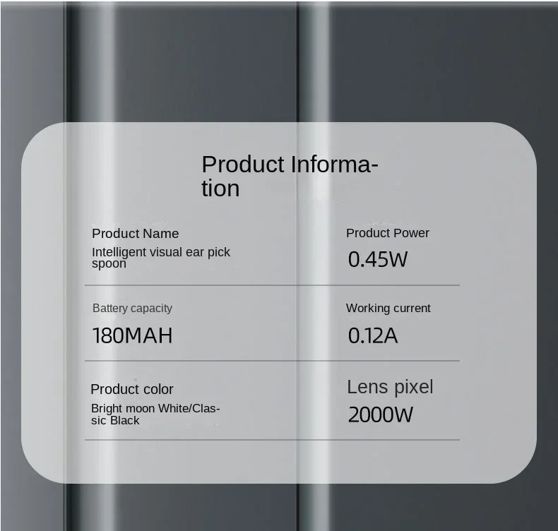 Tinsol Neuer 1296P Intelligenter Visueller Ohrenreiniger Ohrenschmalz-Entferner Otoskop USB-C-Ladegerät Endoskop mit Kamera – Detail 16