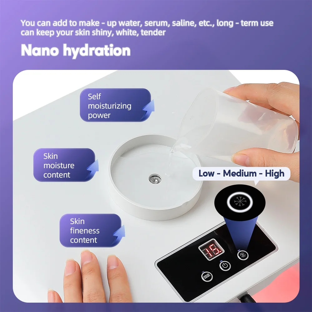 Home Use 7 Colors LED Photon Machine Skin Moisturizing Facial Humidifier LED Facial Body SPA Mask Machine Anti-Acne Skin Care