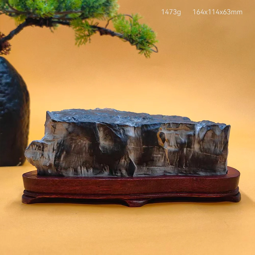 

MTBUY 1PC Mountain Rock Suiseki Stone Collection Asian Natural Stone Office Decoration Rough Stone Cadeau Homme Sculpture Stone