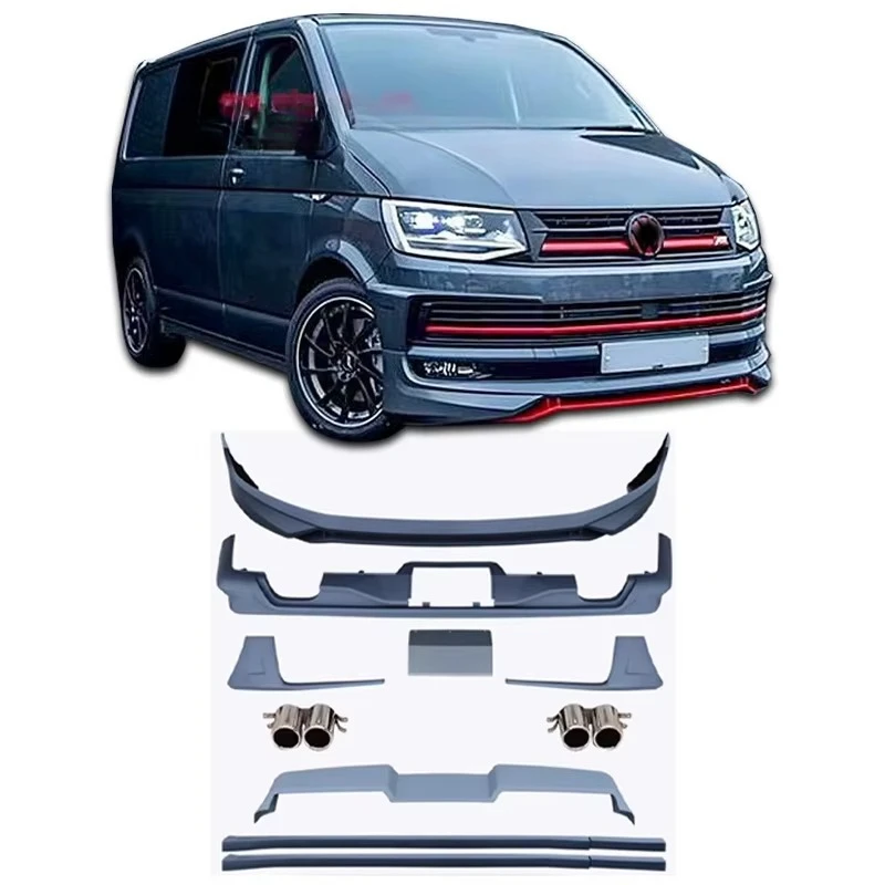 

Multivan T6 Body Kit for T6 Multivan ABT Style Body Kit Front and Rear Bumper Spoiler Diffuser