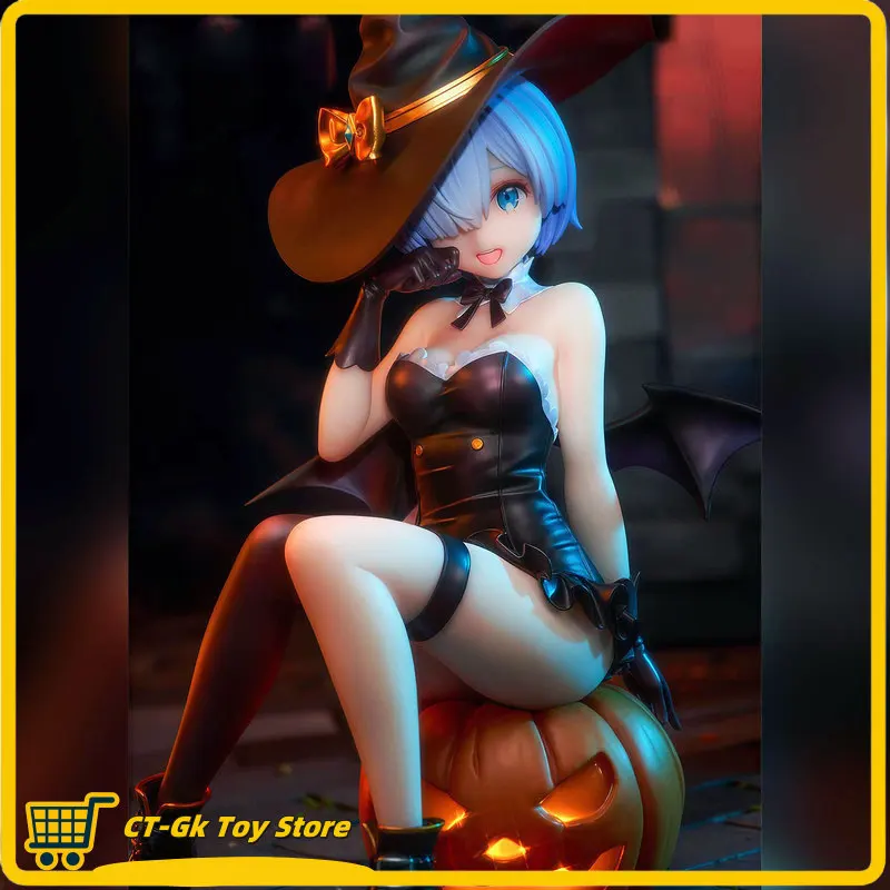 

Анимационные производные навыки, высота 14 см, Re: Zero — начало жизни в другом мире Rem Тыквы могут блеска Gk Модель игрушки ручной работы Подарки