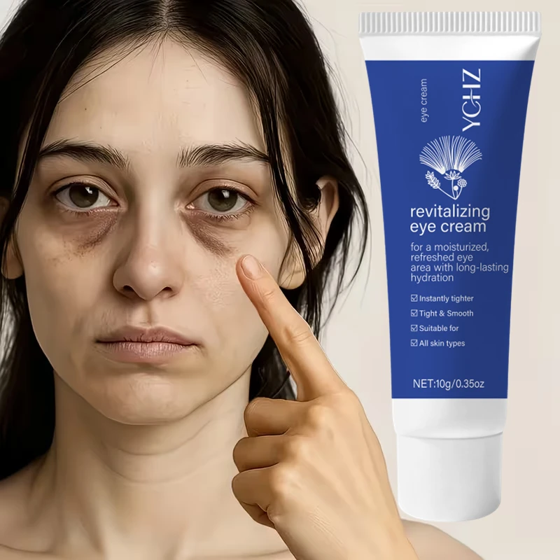 Creme Revitalizante e Firmador para Olhos Inchados e Olheiras, Bolsas nos Olhos, Rugas, com Resultados Visíveis em Apenas Poucos Dias, Hidrata e Suaviza a Área dos Olhos, Ilumina e Uniformiza o Tom da Pele, e Aumenta o Efeito Firmador 24H