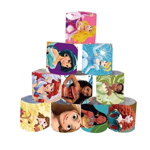 Disney Princess Armband für Mädchen, Arlo Bel, Rapunzel -Thema, Snap -Armbänder, Partybevorzugungen, Babypartyzubehör, 12pcs 10 Hauptverkäufe Rapunzels Geburtstagsfeier - №4
