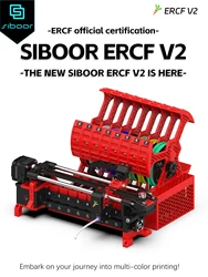 SIBOOR VORON 2.4/Trident Rabbit ERCF V2 wielokolorowe 8-kolorowe drukowanie zestawy DIY do drukarki 3D Klipper oficjalna certyfikat ERCF