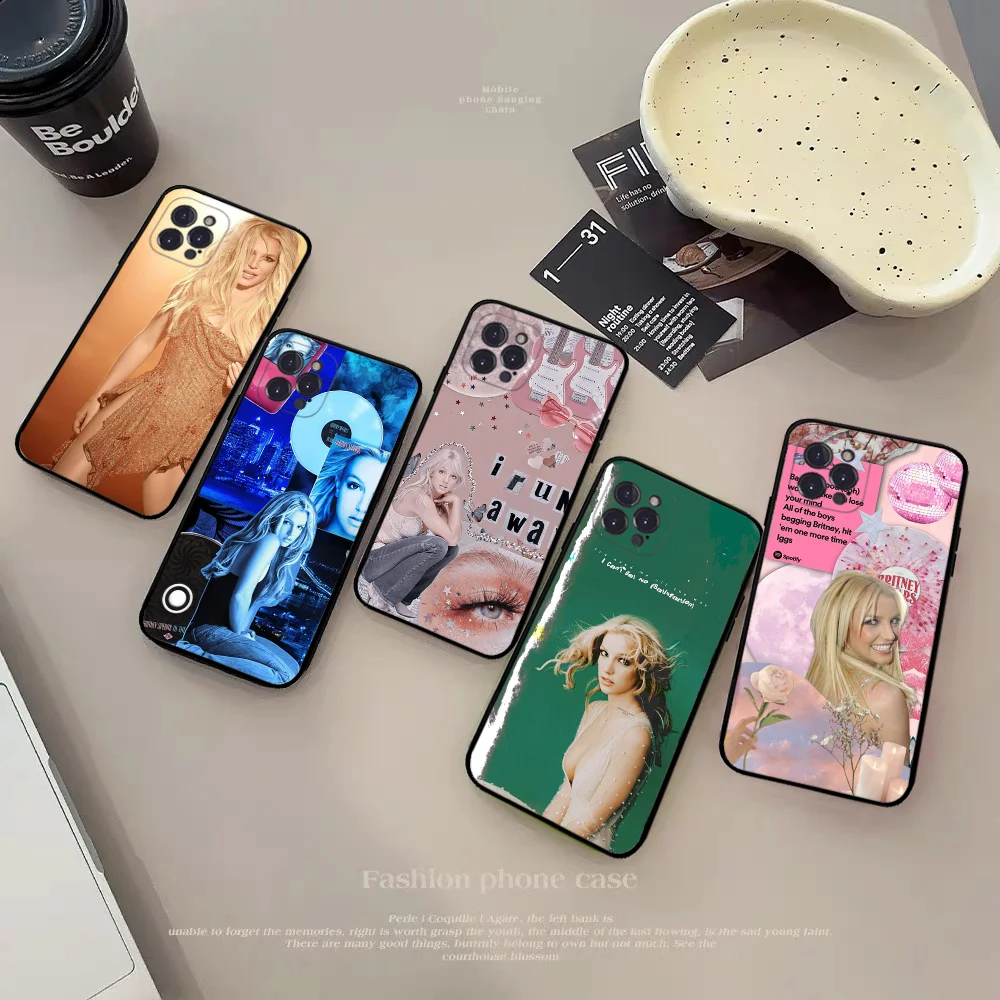 Britney Spears singer  Phone Case Silicone Soft for iphone 15 14 13 12 11 Pro Mini XS MAX 8 7 6 Plus X XS XR Cover