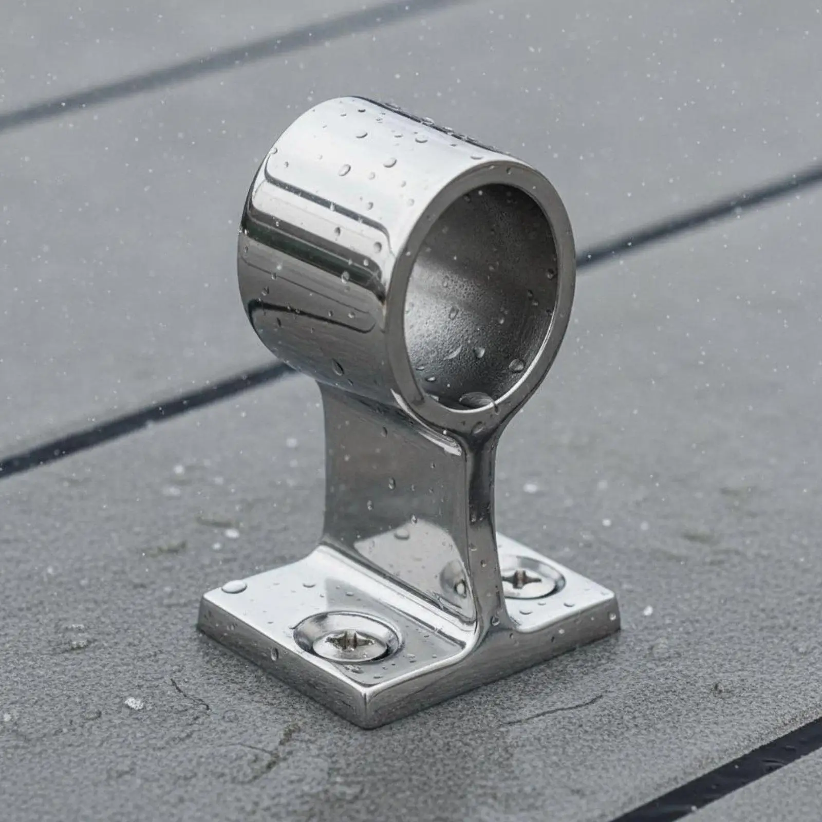 Yacht Railing Center Bracket Boat Hand Rail Center Bracket Mirror Polished Finish Boat Rail Middle Support for Sailboat