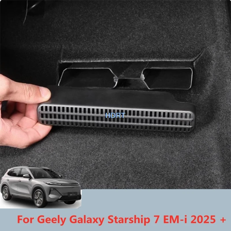 

Для Geely Galaxy Starship 7 EM-i 2025 + стиль автомобиля, заднее сиденье под вентиляционное отверстие кондиционера, накладка на рамку, пылезащитный чехол, аксессуары