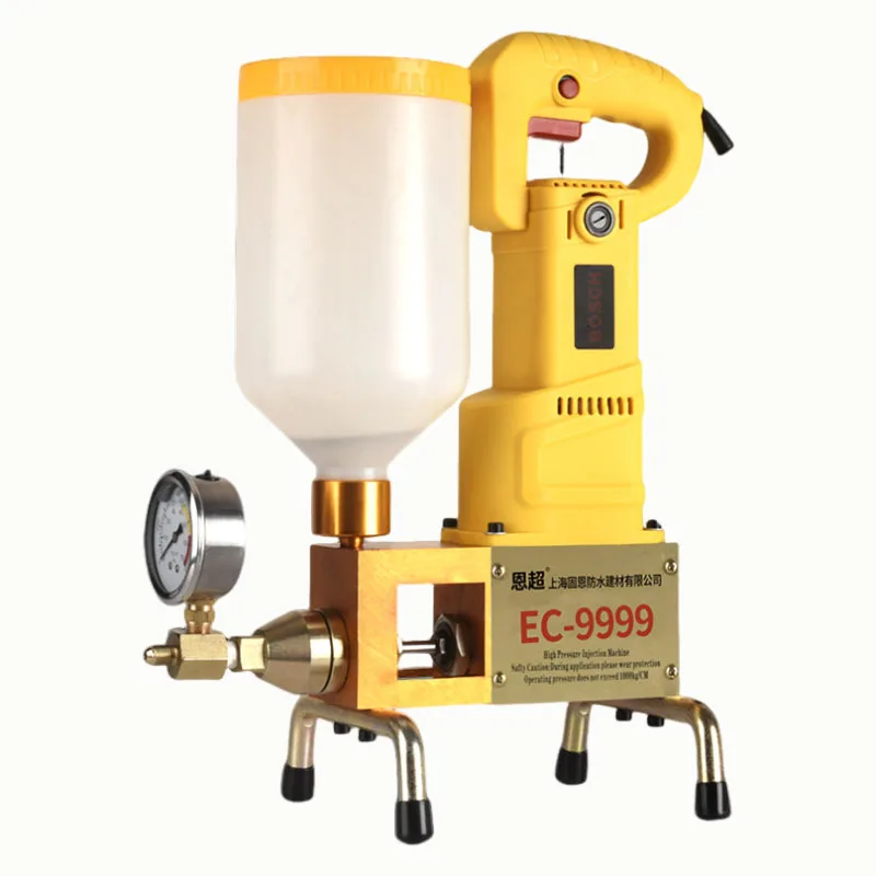 KOTUMY 220V Waterproof Grout Pump, High Pressure Injection Machine for Polyurethane/Epoxy, Concrete Leak Detector & Repair Tool