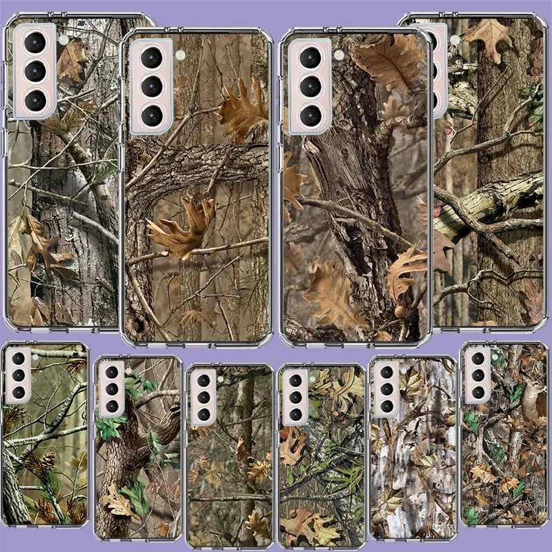 Realtree Real Tree Camo Phone Case For Samsung A04 A04S A15 A25 A35 A55 A05S Note 20 Ultra 10 Lite 9 8 M32 M30S M21 M31 M51 M52